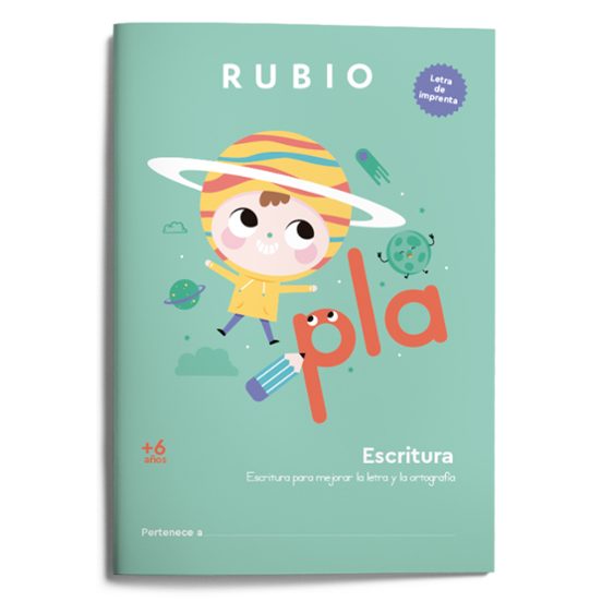 Escritura con letra de imprenta