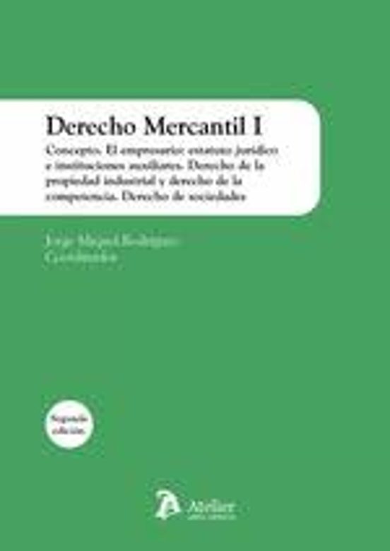 Derecho Mercantil I 2023.concepto. El Empresario: Estatuto Jurídico E
