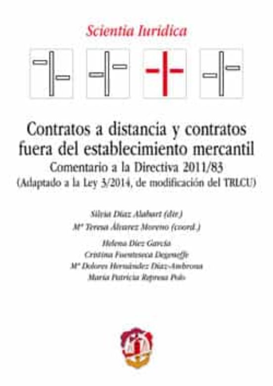 Contratos A Distancia Y Contratos Fuera Del Establecimiento Mercantil