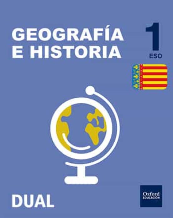 Portada de Inicia Geografia E Historia 1º Eso Libro Del Alumno Pack Valencia Cas