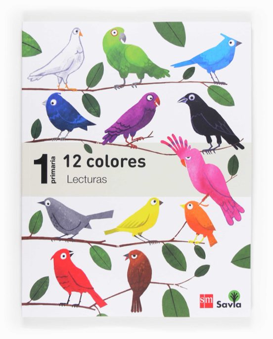 Lecturas para el Aula. 12 Colores Savia 1º Primaria Ed 2014 Mec