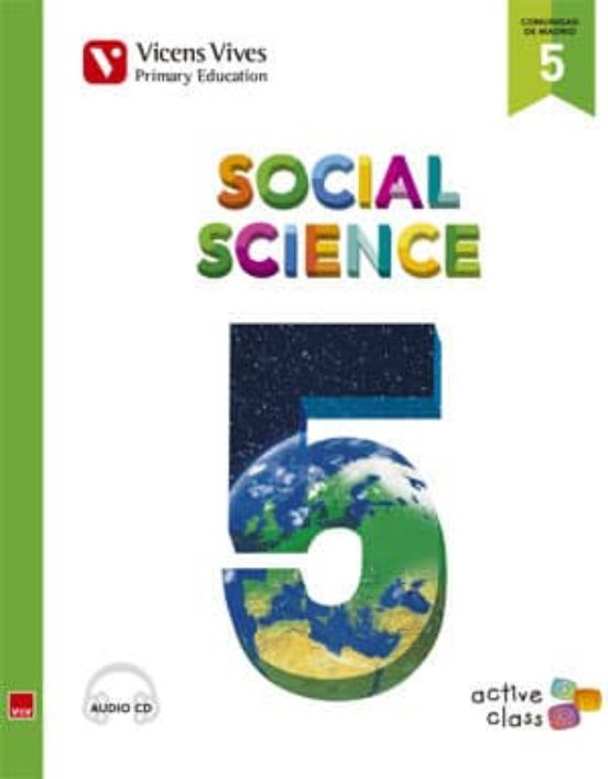 Social Science 5º Primaria Comunidad de Madrid. Book + Cd