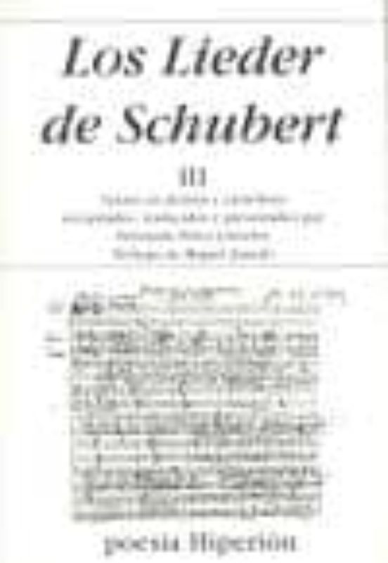 Los Lieder de Schubert