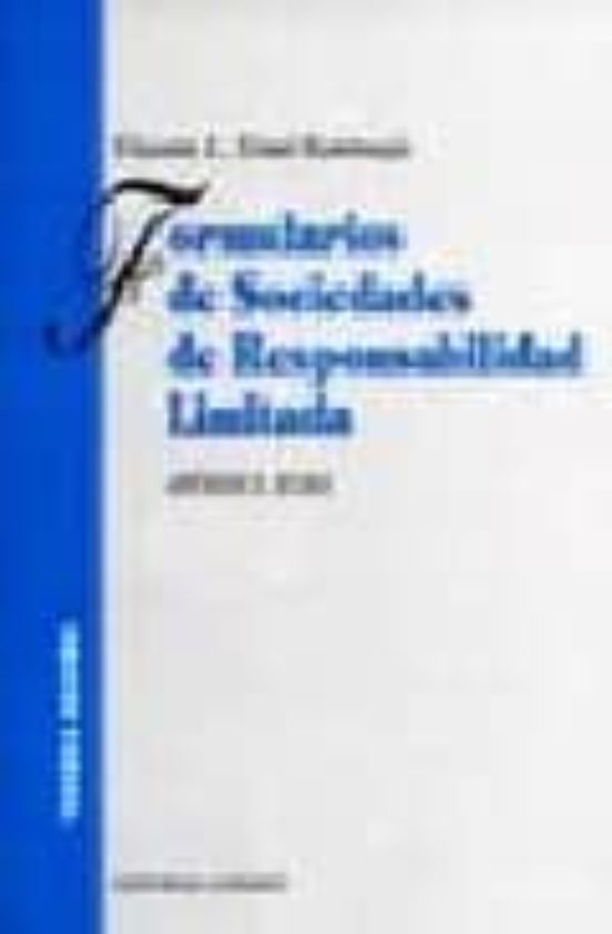 Formularios De Sociedades De Responsabilidad Limitada