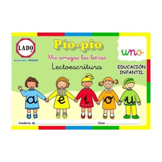 Pío-Pío Mis Amigas las Letras Lectoescritura Vocales Educación Infanti