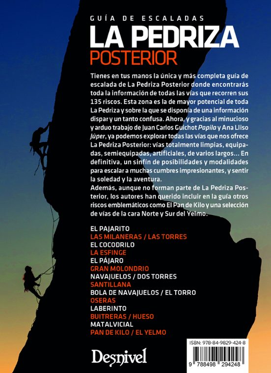 Pedriza Posterior. Guia de Escalada