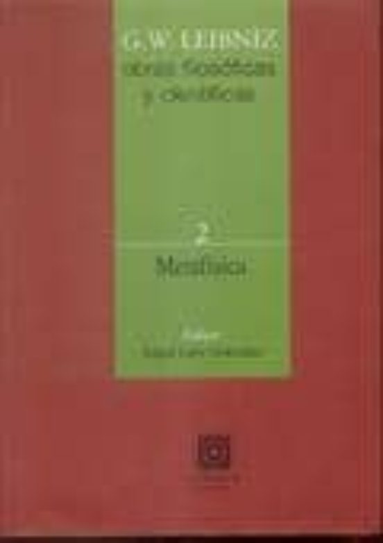 Obras Filosoficas 2 Metafisica