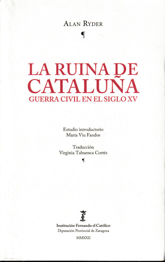 La Ruina De Cataluña
