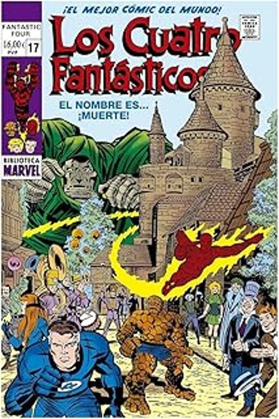 Biblioteca Marvel Los 4 Fantasticos 17 1969 Bm 117