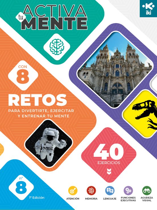 Iki Activa Tu Mente: Retos 8. 8 Retos Con 40 Ejercicios