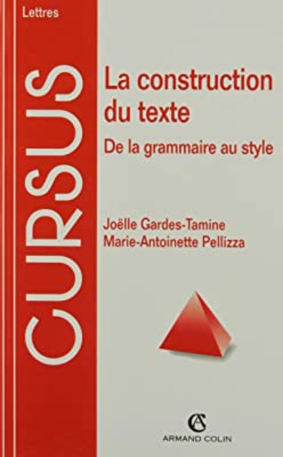 La Construction Du Texte: De La Grammaire Au Style