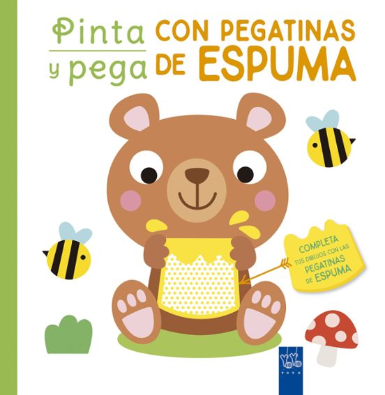 Pinta Y Pega Con Pegatinas De Espuma. Verde