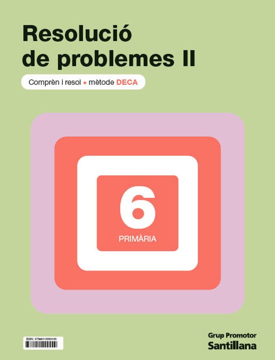 Quadern De Problemes Deca Ii 6º E. Primaria