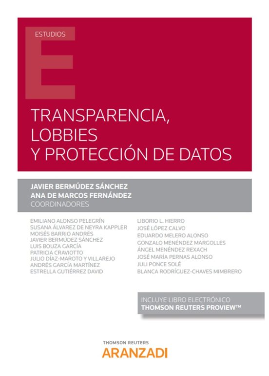 Transparencia Lobbies y Protección de Datos