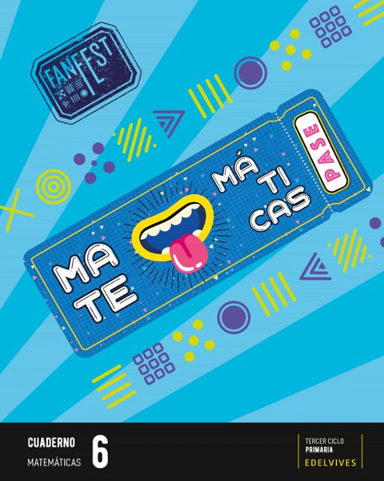 Matemáticas 6º Educacion Primaria Proyecto Fanfest Cuaderno