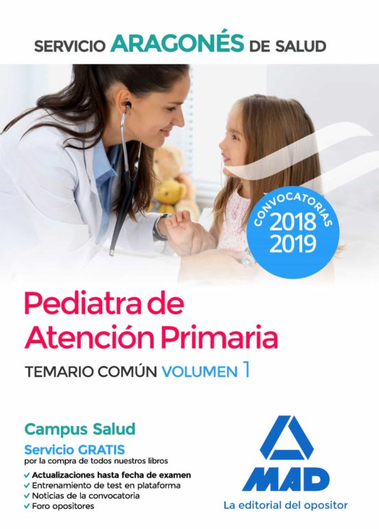 Pediatra De Atencion Primaria Del Servicio Aragones De Salud: Temario
