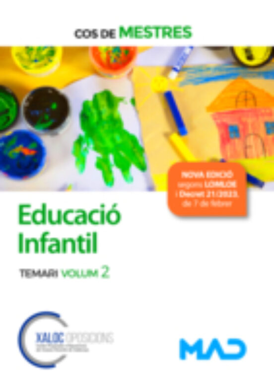 Cos De Mestres. Educació Infantil. Temari : Generalitat De Cat
