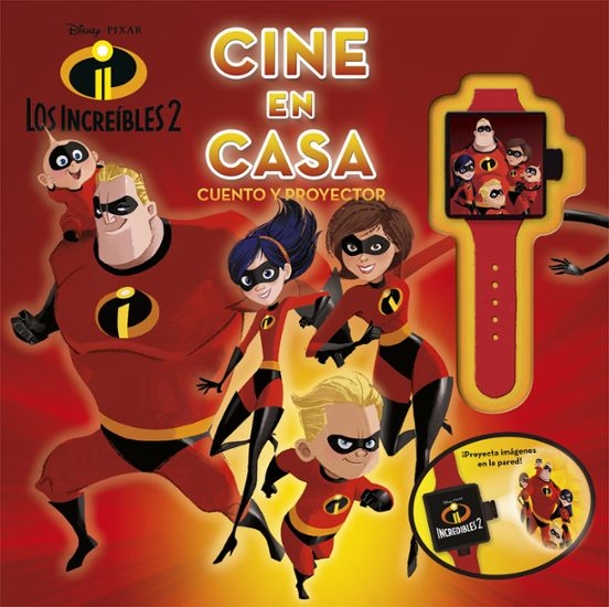 Los Increibles 2: Cine En Casa: Cuento Con Proyector De Muñeca