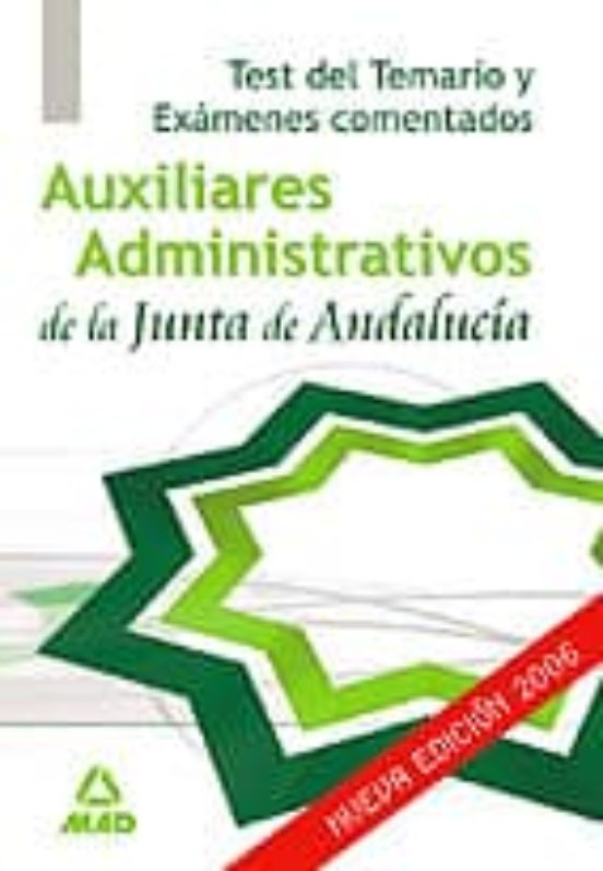 Auxiliares Administrativos De La Junta De Andalucia: Test Del Tem Ario