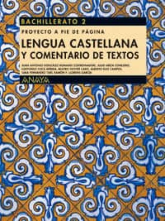 Lengua Castellana y Comentario de Textos