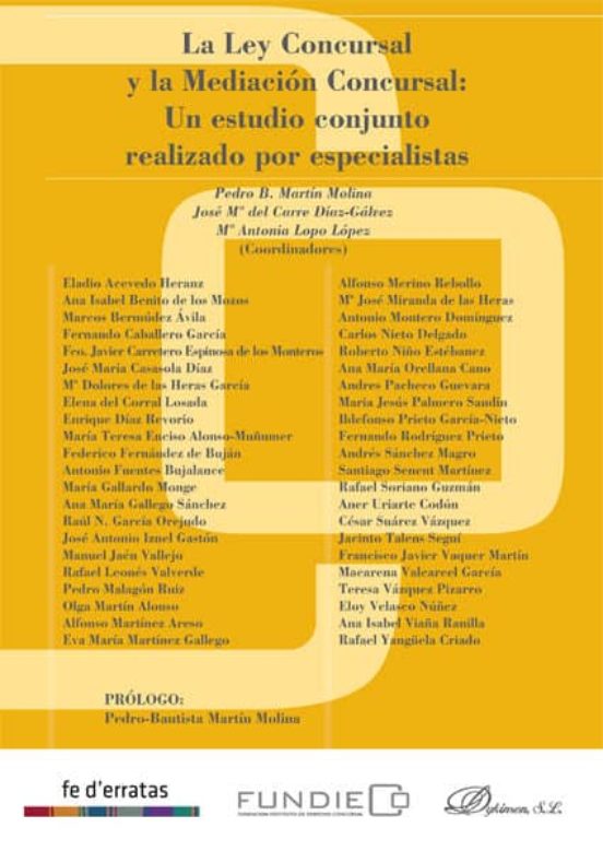 Ley Concursal Y La Mediacion Concursal