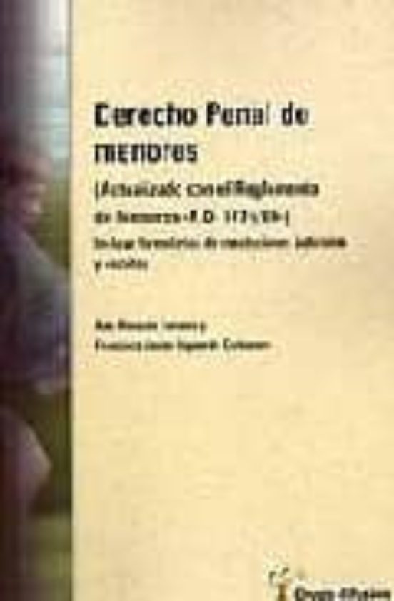 Derecho Penal De Menores