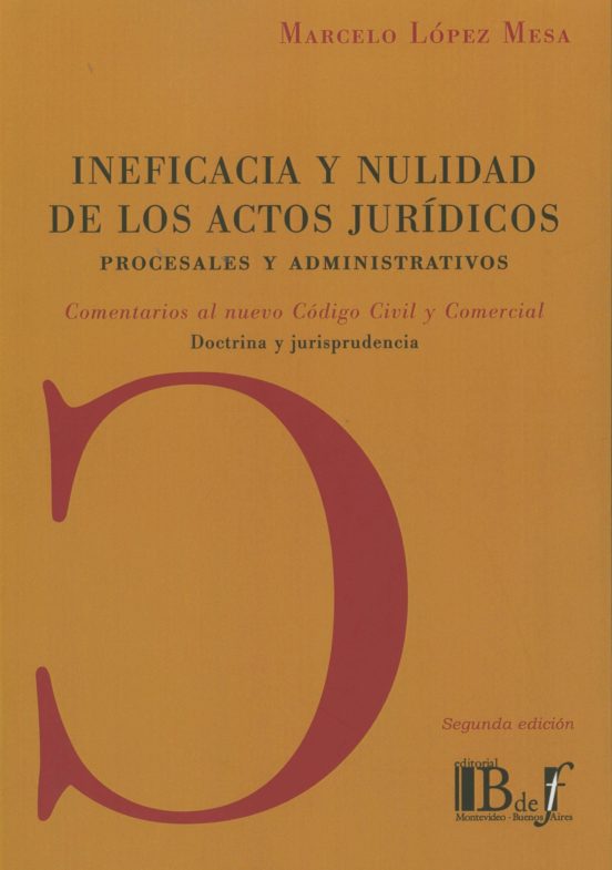 Ineficacia Y Nulidad De Los Actos Jurídicos Procesales Y Administ Rati