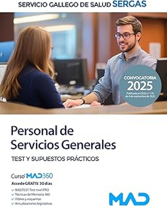 Personal De Servicios Generales - Test Y Supuestos Prácticos Servicio