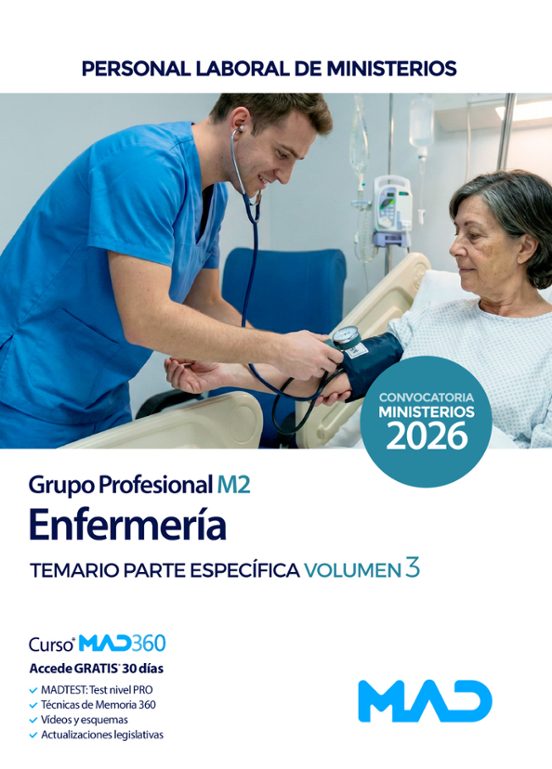 Enfermería . Ministerios. Temario. Parte específica. Volumen 3