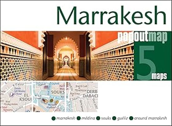 Marrakesh Popout Map - Pocket Size Pop Up City Map Of Marrakesh