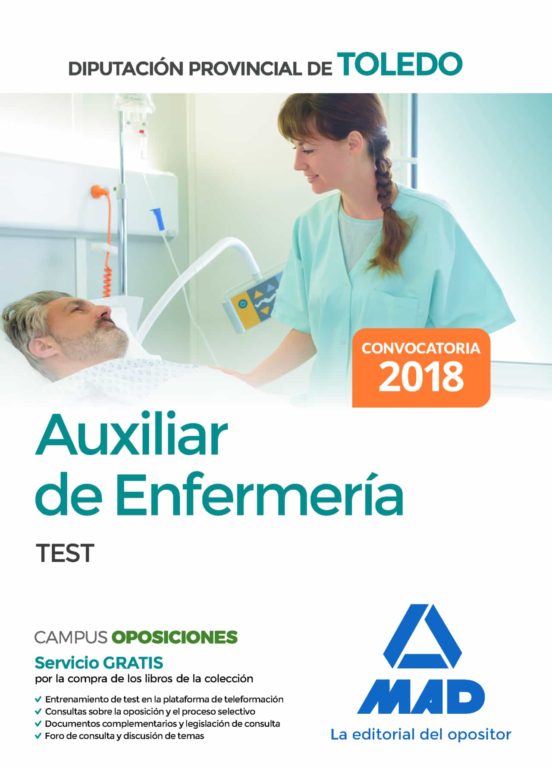 Auxiliar De Enfermería De La Diputación Provincial De Toledo. Test