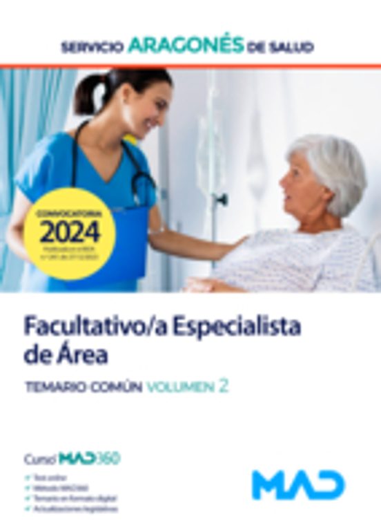 Facultativo/a Especialista De Área. Temario Comun Volumen 2 Servicio A
