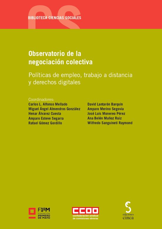 Observatorio De La Negociación Colectiva. Políticas De Empleo Trabajo