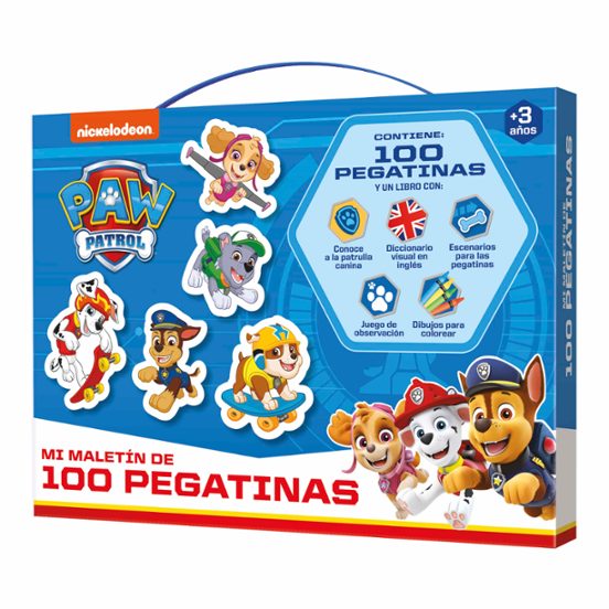 Maletín 100 Pegatinas Patrulla Canina
