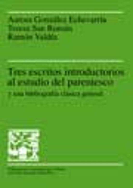 Tres Escritos Introductorios Al Estudio Del Parentesco