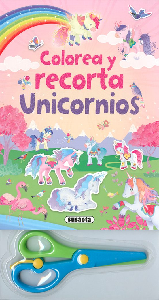 Colorea Y Recorta Unicornios