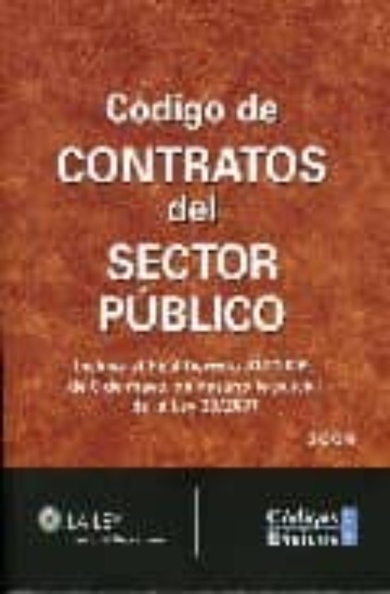 Codigo De Contratos Del Sector Publico 2009