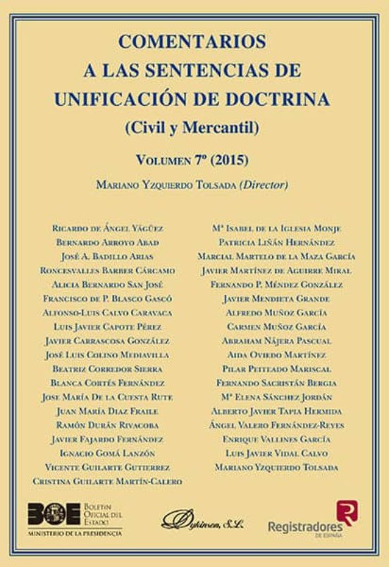 Comentarios A Las Sentencias De Unificacion De Doctrina