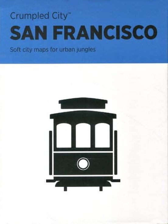 San Francisco Crumpled City Map