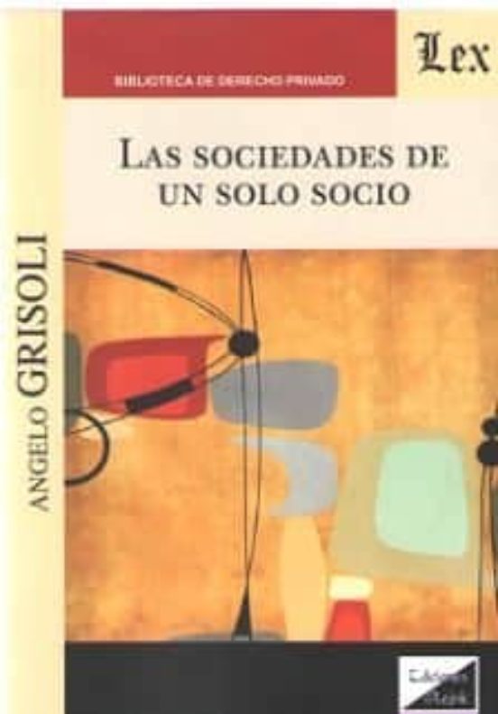 Sociedades De Un Solo Socio Las