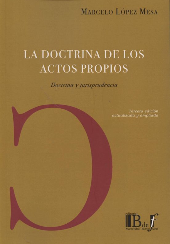 La Doctrina De Los Actos Propios