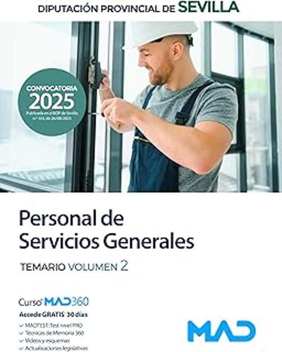 Personal De Servicios Generales. Temario Volumen 2. Diputación Provinc