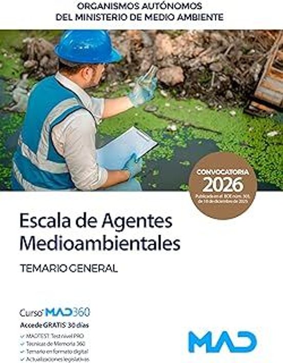 Escala De Agentes Medioambientales. Organismos Autónomos Del Mini Ster