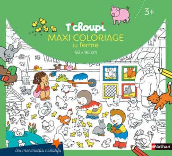 T Choupi Maxi Coloriages De La Ferme