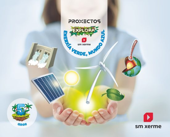 Enerxia Verdemundo Azul 5 Anos. Proxestos Explora