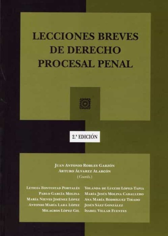 Lecciones Breves De Derecho Procesal Penal