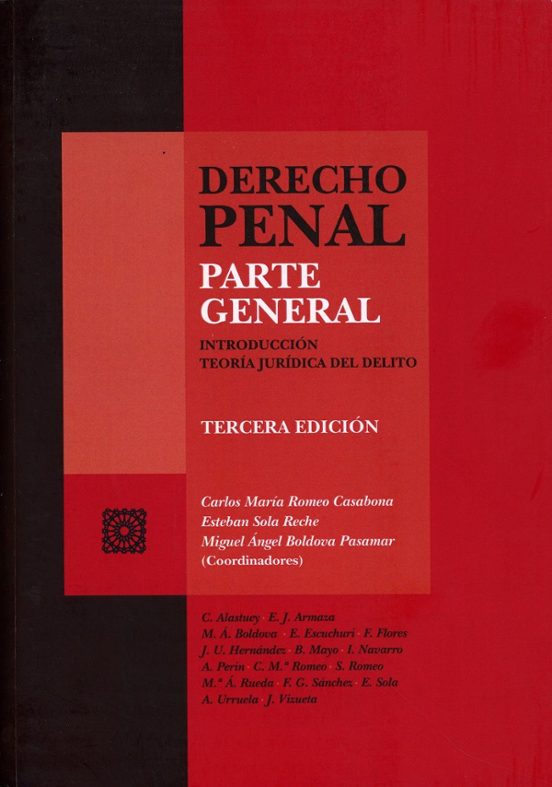 Derecho Penal. Parte General