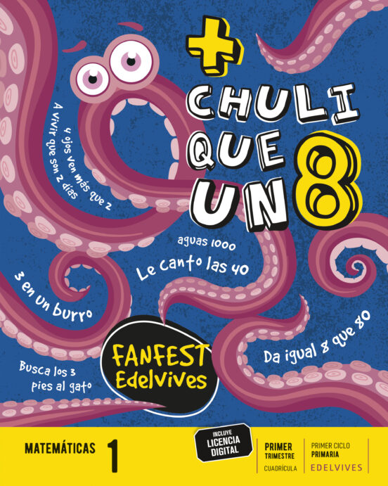Matemáticas 1º Primaria Cuadrícula Proyecto Fanfest