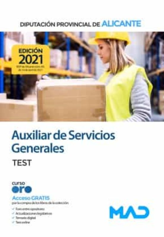 Auxiliar De Servicios Generales De La Diputación Provincial De Alicante. Test