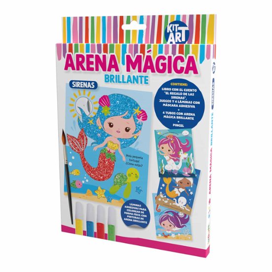 Kit Art Arena Magica Brillante Sirenas